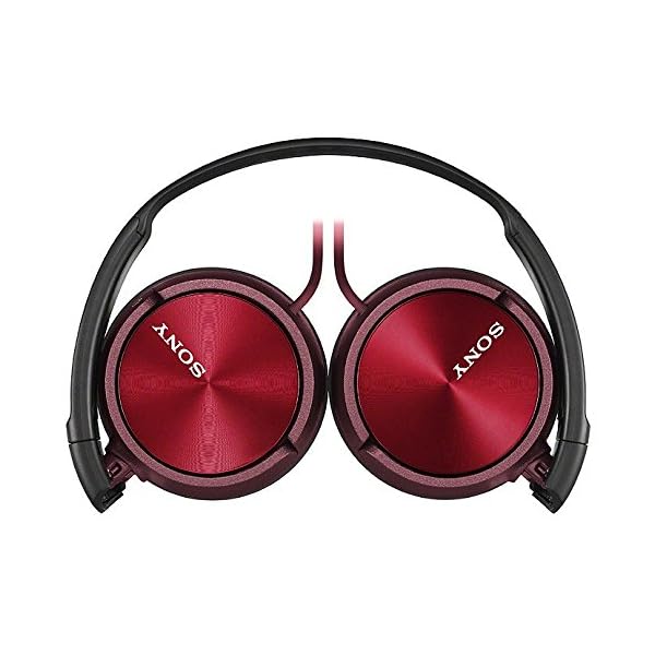 Sony MDR-ZX310 Foldable Headphones - Metallic Red
