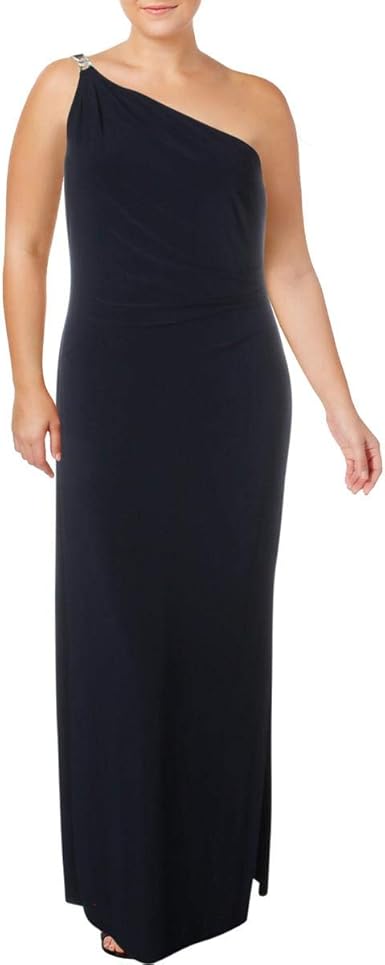 lauren ralph lauren one shoulder dress