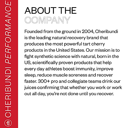 Cheribundi PURE Tart Cherry Juice 100 Pure Tart Cherry Juice, No Sugar added Pro Athlete