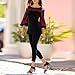 Vovotrade Women Cold Shoulder Long Sleeve Elegant Sweatshirt Pullover Tops Blouse Patchwork T Shirt
