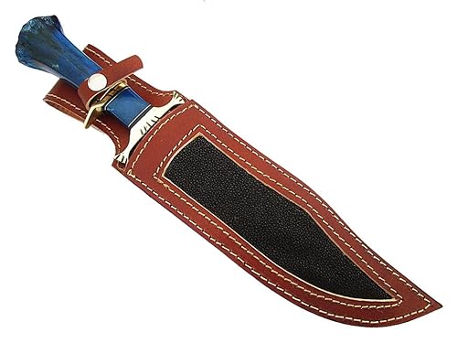 HandSmithu2122 15" Handmade Damascus Steel Hunting Knife