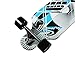 WiiSHAM 42 Inchs Professional Speed Downhill Drop Through Complete Longboard Skateboard