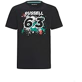 Mercedes AMG Petronas Formula One Team - Official Formula 1 Merchandise Collection - George Russell Kids #63 T-Shirt - Black - Size: 3/4 Years