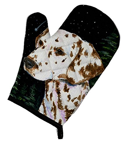 Caroline's Treasures SS8518OVMT Starry Night Dalmatian Oven Mitt, 12" by 8.5", Multicolor