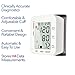 Digital Wrist Blood Pressure Monitor Cuff Electric BP Check Machine Portable Clinical Automatic with Case LCD Display Heart Beat Monitoring for Home Use (White)