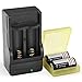 EaseBuy 2pcs 16340 Lithium Batteries CR123A Rechargeable Batteries Camera Batteries with 16340 Battery Charger
