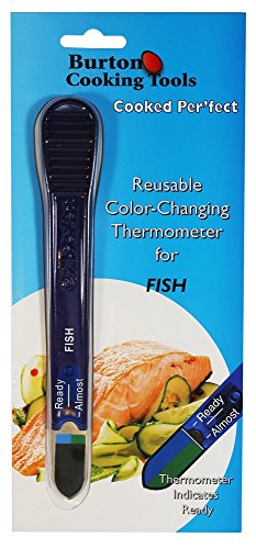 Burton Cooked-Perfect Reusable Color-Changing Thermometer for Fish