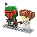 LOZ Star Wars Diamond Nano-Block(mini blocks) Boba Fett and Leia with BOX - 2 Piece set