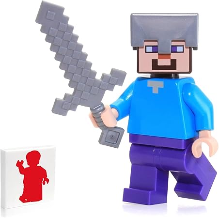 LEGO Minecraft Steve Minifig Minifigure 