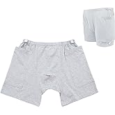 Siomlana Fistula Pants,Urinary Drainage Pants Catheter Pants,Incontinence Care TrousersOstomy Drainage Bag Care Pants,Urine Bag Pants for Biliary Catheters,Suprapubic,Nephrostomy(Man,Gray,2XL)