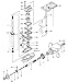 Boat Motor 3B2-65020-0 3B265-0200M Water Pump Case Lower Gasket for Tohatsu & for Nissan / 161587 8M0072139 for Mercury Mercruiser Quicksilver 2-Stroke 6HP 8HP 9.8HP 9.9HP Outboard Engine