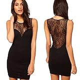 Foremost European style, popularity explosion models，sexy halter package hip Slim woman's dress lace (S)
