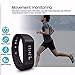 Activity Tracker LESHP I5 Plus Fitness Wristbands Tracker Waterproof Smart Bracelet Bluetooth 4.0 Wireless Activity Wristband for iPhone Android Phone
