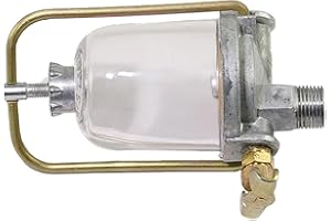 Fuel Sediment Bowl 21268A Compatible with Massey Harris Tractors 101 Jr Sr 102 22 33 44 55 Colt Trac