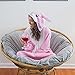 Emolly Fashion Bunny Animal Onesie - Soft and Comfortable with Pockets! Fun As a Costume or Pajamas - for Men Women Teens Adults! 5% of Sales Donated to San Diego Zoo Global Wildlife Conservancy