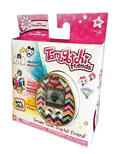 Tamagotchi Friends Dream Town Digital Friend White Zig Zag