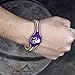 LEKEK NBA Basketball Silicone Wristband Bracelets for Men Power Balance Jewelry for Sports Fans