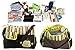 Diaper Tote Bag Green w/Changing Mat Premium Designer Baby Diapers Bag for Girls Boys Twins, Shower Gifts for Mom Dad