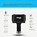 Car Charger, Innosinpo 12/24V 4.8A Quick Charge 3.0 Dual USB Car Charger with Cigarette Lighter Socket for iPhone X/8/7/7 Plus/iPad Pro/Andriod/Galaxy S8, Tablets and More