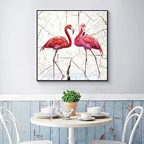 Floating Framed for Living Room Bedroom Wooden Background Animal for