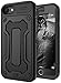 E LV Case for iPhone 8 7 - Belt Clip/Kickstand - Dual Layer Rugged Armor Holster Defender Full Body Protective Case Cover for Apple iPhone 7 / iPhone 8 [Black/Black]