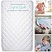 Pack N Play Crib Mattress Cover + Bonus Changing Pad Liner Included! – Waterproof, Hypoallergenic, Fitted with Ultra Soft Quilted Top - Fits Baby Playard, Portable & Foldable Mini Crib Mattresses
