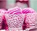 ForPeak Cupcake Wrappers 100 Filigree Artistic Bake Cake Paper Cups Little Vine Lace Laser Cut Liner Baking Cup Muffin Case Trays for Birthday Decoration Wedding Party (White)