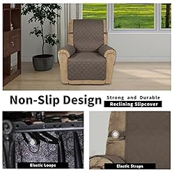 Easy-Going Recliner Chair Slipcover Reversible Sofa