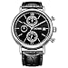 HOWK Men's Chronograph Wrist Watches with Date Analog with Black Leather Band