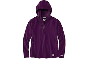Carhartt Women's 106456 Women's Force Relaxed Fit Half-Zip Hooded T-Shirt