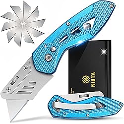 NIUTA Folding Utility Knife, box cutter Pocket