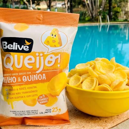 Combo Snacks de Milho 4 Sabores 25g (20 pacotes) BELIVE