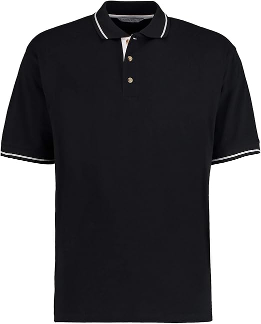 tipped cotton piqué polo shirt