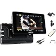Lilliput HT5S 5.5 Inch Camera Monitor Urtra Bright 2000 NITS HDMI 2.0 Touch Screen 1920 * 1080 3G-SDI Sunlight Readable 3D LUT LANC Cable Field Monitor with Power Adapter