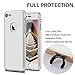 iPhone 7 Case,Lavince Full Body Protection Hard Slim Premium Cover[Dual Layer][Slim Fit] with Tempered Glass Screen Protector for iPhone 7 4.7inch(Silver)