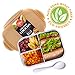 Bento Box Lunch Box, Food Container with Lid, 3 Compartment Bento Box Container for Meal Prepping, Reusable Food Prep Container, BPA Free Container with Compartments, Bento Lunch Box for Adults