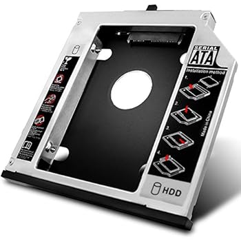 AFUNTA Ultrabay SATA 2nd HD Hard Drive Caddy Tray Lenovo ThinkPad T420i T510 W510 T520