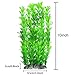 Mudder Fish Tank Artificial Plants Aquarium Decoration 10 Inch, Green