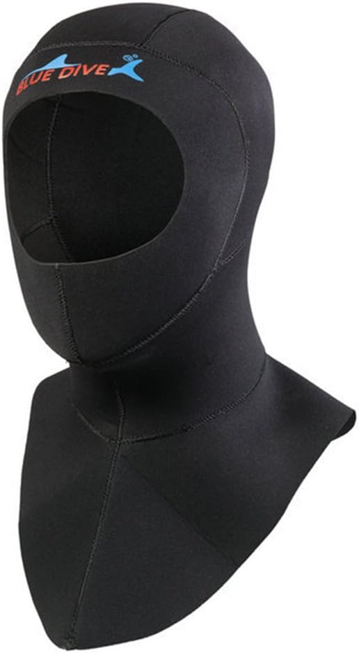 Wetsuits Premium Neoprene 3mm Vented Bib Hood โ UPF50+ UV Protection Surf Hoodies Dive Cap for Scuba Diving, Snorkeling and Watersports for Men Women