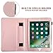 iPad 9.7 2018 / 2017 Case, iPad Air 2 Case, iPad Air Case, UrbanDrama Sparkly Glitter PU Leather Folio Stand Smart Cover Protective Case for New iPad 9.7 Inch 2017 / iPad Air 1 / 2, Rose Gold