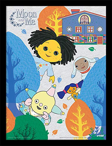 Moon and Me FP12800P-PL 34.5 x 45.5 cm (Peekaboo), Multi-Colour, 34.5 x 45.5 x 1.5 cm