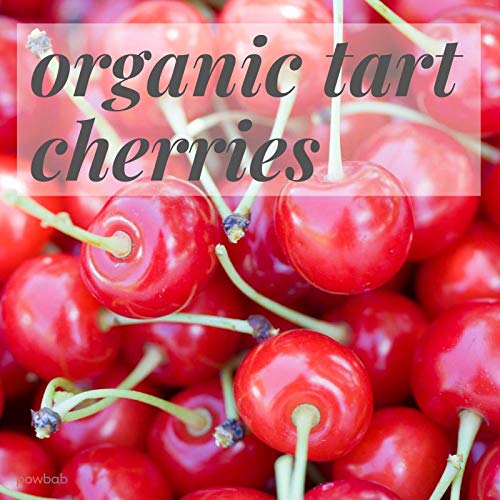 powbab Dried Tart Cherries Unsweetened 100 USA Grown Organic