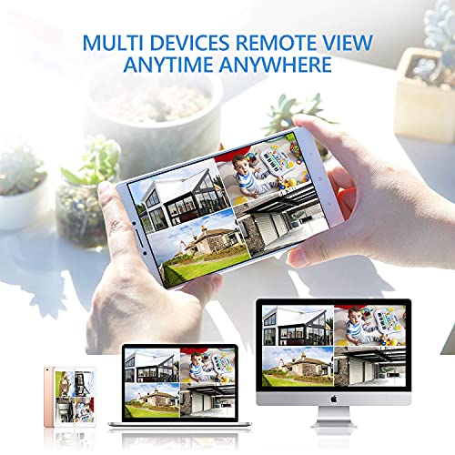 Home Security Camera System Wireless, Maysly 8CH 1080P Surveillance NVR