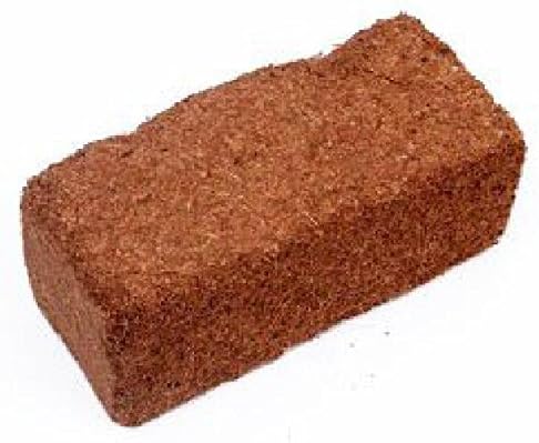 Coconut Palm Natural Coco Coir Brick Block For Soil Plants Grow Gardens 650G