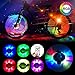 Alritz LED Bike Wheel Hub Lights, Remote Control Bike Spoke Lights, 6 Colors 5 Modes, Rechargeable Bicycle Decoration Cycling Safety Lights, 2 Pack