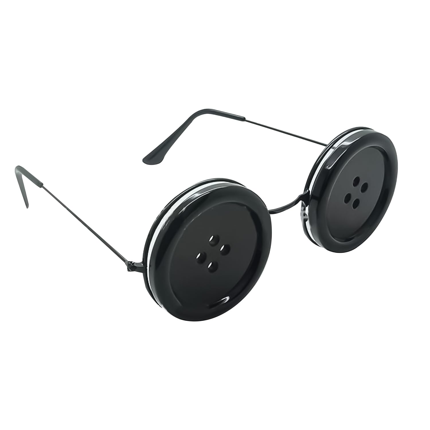 RmKbe Button Eyes Glasses Novelty Funny Glasses Merchandise Cosplay Costume Other Mother Costume Accessories for Adults Kids Halloween Supplies