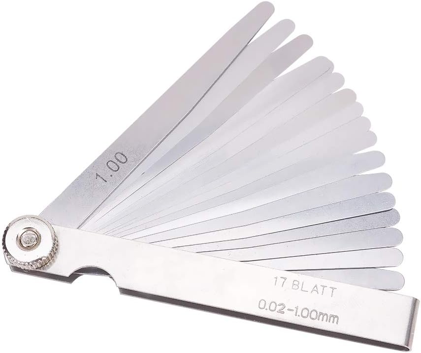 Utoolmart Measuring Tool Feeler Manganese Steel Material Metric Gap
