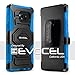 Evocel Galaxy Note 7 [New Generation] Rugged Holster Dual Layer Case [Kickstand][Belt Swivel Clip] For Galaxy Note 7 (2016 Release), Blue (EVO-SAMNOTE7-XX02)
