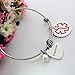 ALoveSoul Medical Alert Bracelet for Women - Stainless Steel Diabetic Alert ID Bracelet for Women Expandable Bangle Medical Bracelet