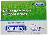 Benadryl Extra Strength Itch Stopping Cream, 3 Count, 1 Ounce.